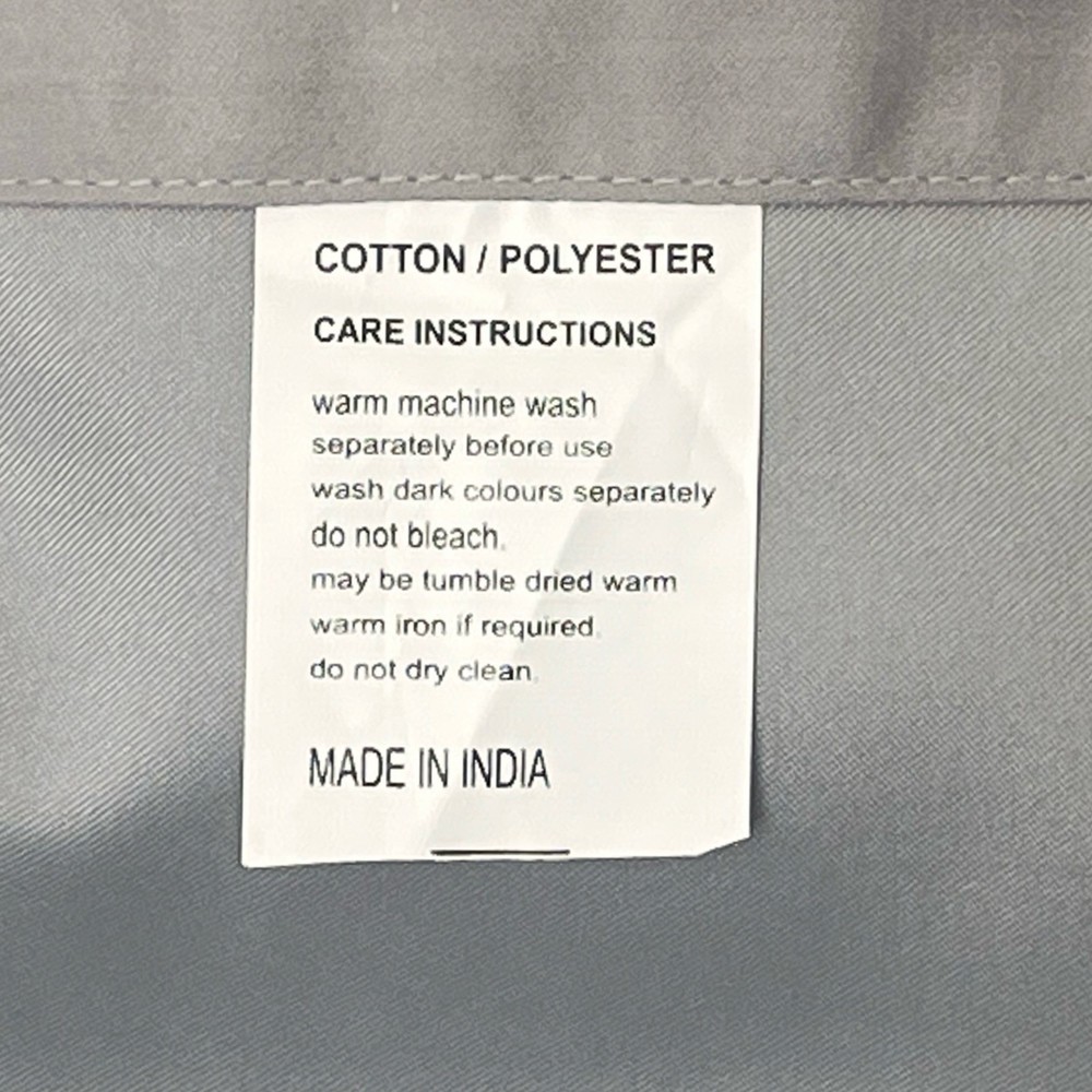 Grey Flat Sheet - Double Bed 240cm x 260cm - BNWOT