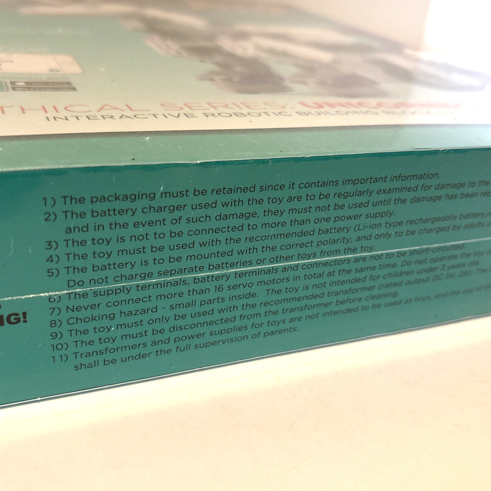 UBTECH Mythical Unicornbot Kit-App-Enabled Building & Coding Jimu Bot Stem NEW