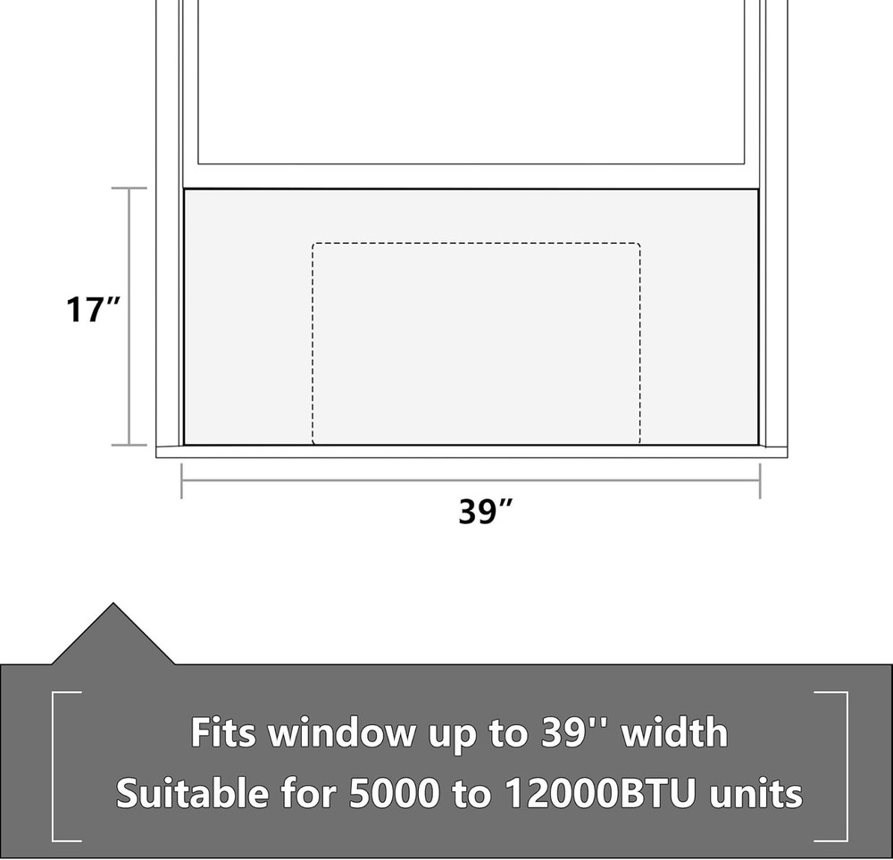 Window Air Conditioner Side Insulated Foam Panel,Full Surround Panels Window ...