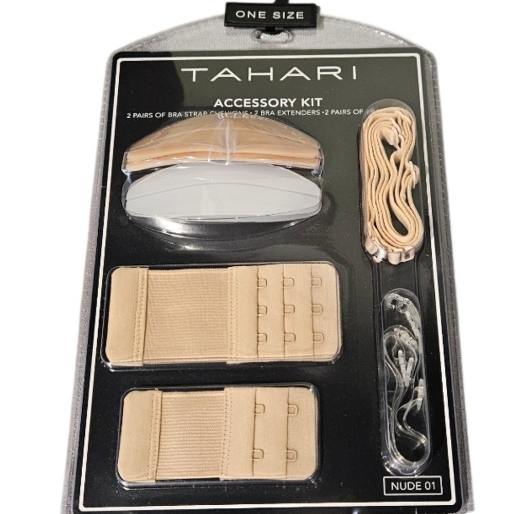 NEW! TAHARI Intimate Bra Conversion Accessory Kit Nude Tan.