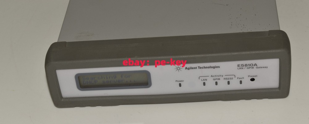 Agilent Keysight E5810A LAN / GPIB Gateway Network Device (CWT44)/pe