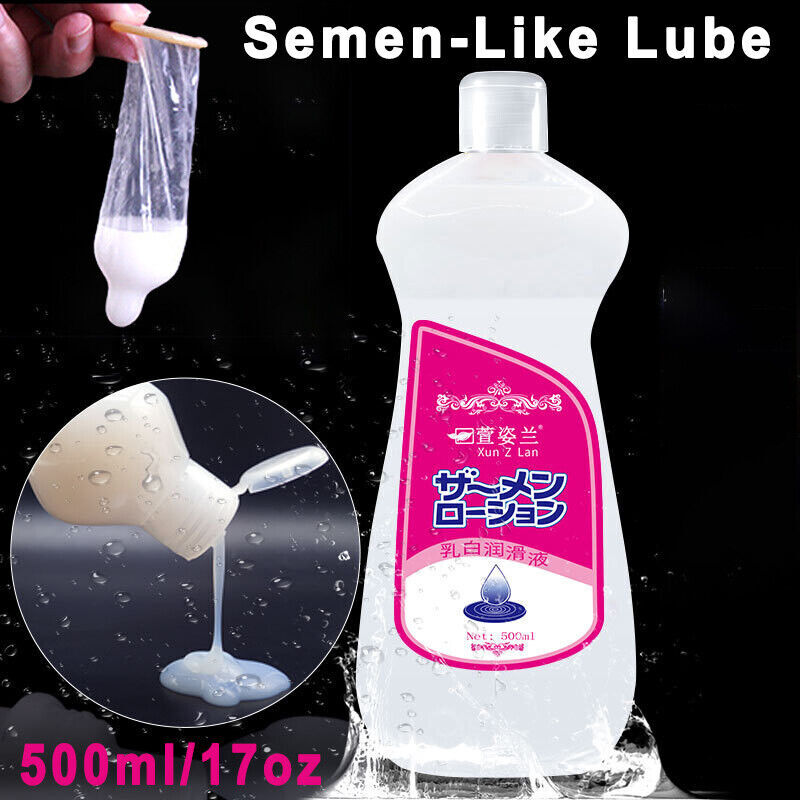 17.6 OZ Lubricant Sperm Realistic Long Lasting Water Based Sex Lube Adult Couple