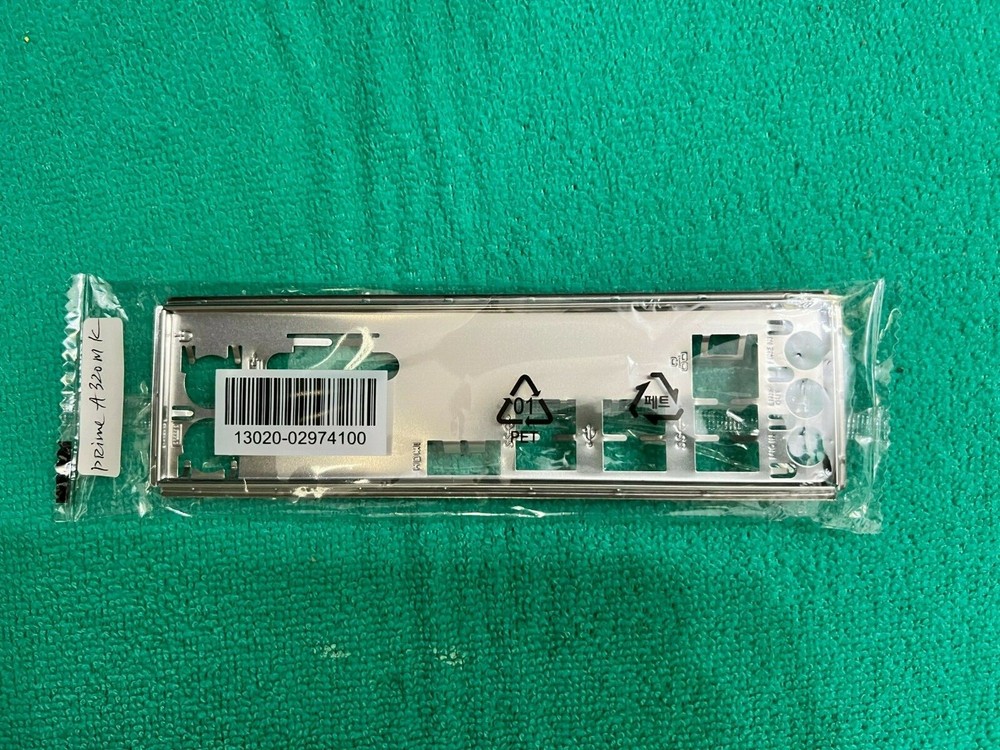 ASUS IO SHIELD for ASUS PRIME A320M K   ,ORIGINAL