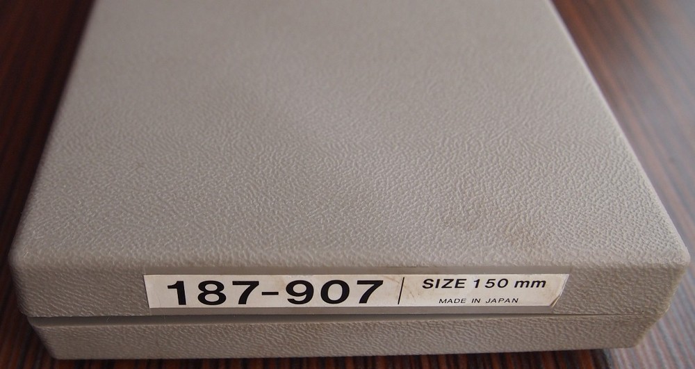 Mitutoyo 187-907 Universal Bevel Protractor 150mm Blade