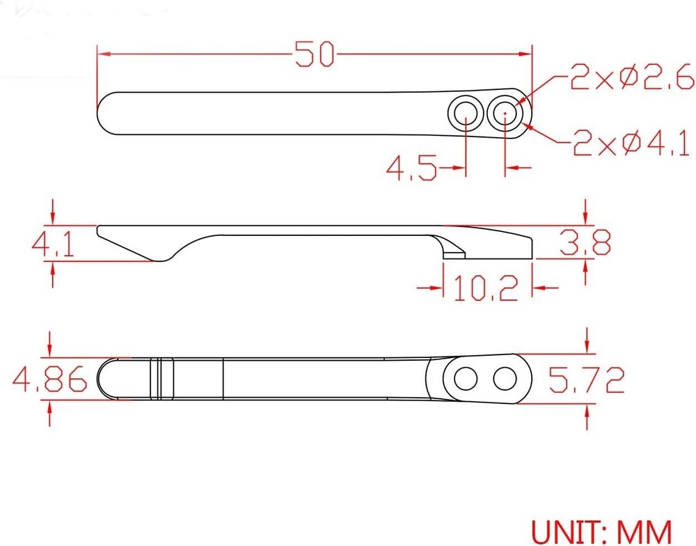 Pocket Clip with Titanium screws