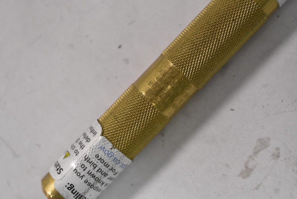 Mayhew 25078 3/4" x 12" brass drift punch solid brass alignment tool