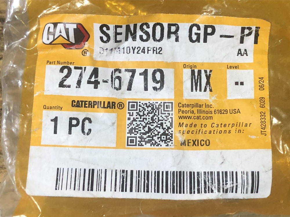 Caterpillar 274-6719 Pressure Sensor