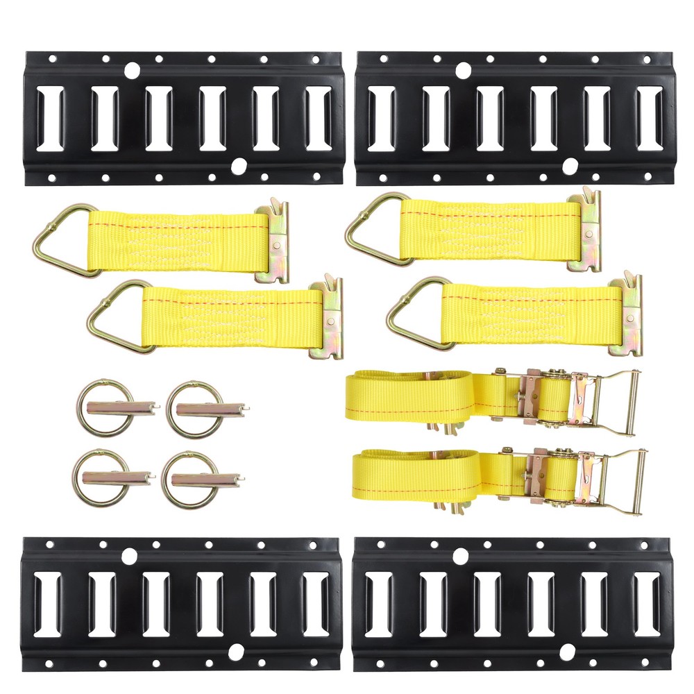 LABLT Horizontal 1' E -Track Rail Tie Down Enclosed Trailers Durable For Trucks