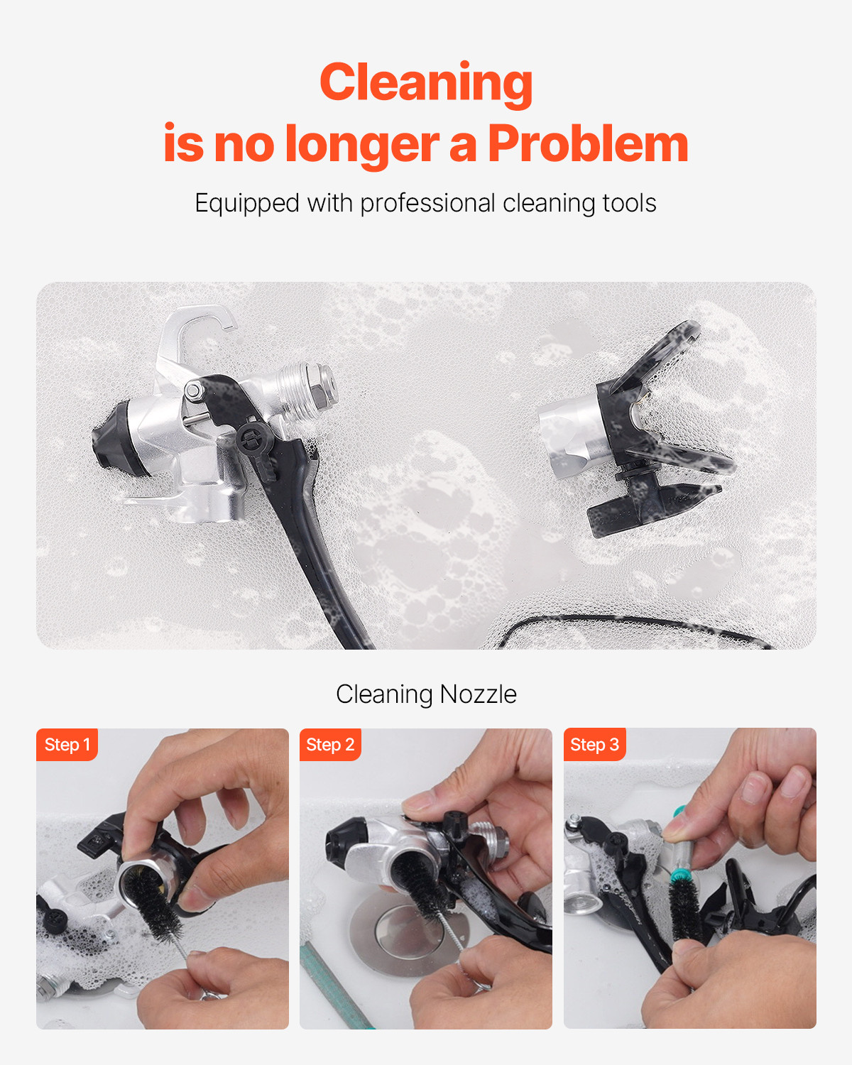 Stand Airless Paint Sprayer Electric Paint Sprayer Machine 650W 3000PSI