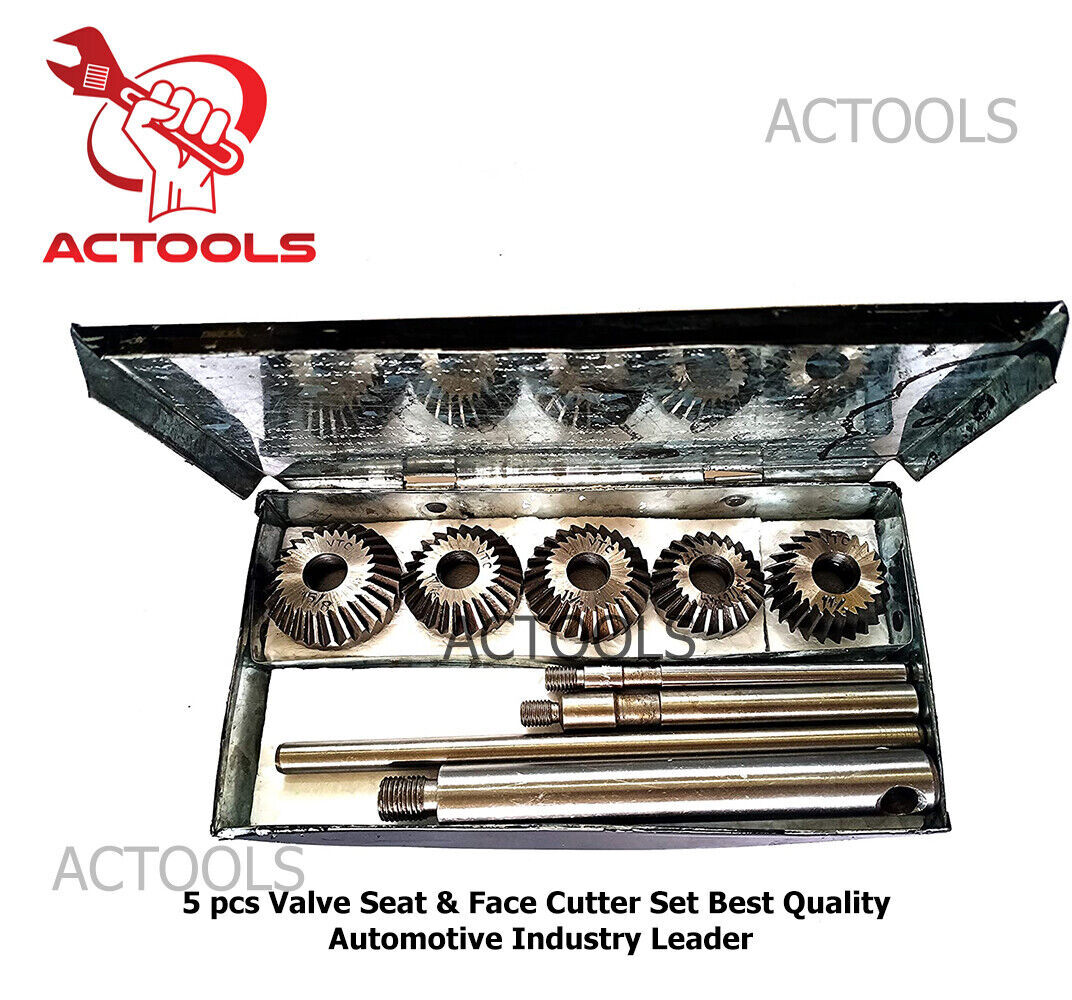 5 Pcs Valve Seat And Face Cutter Set Best Quality Automotive Industry Leader