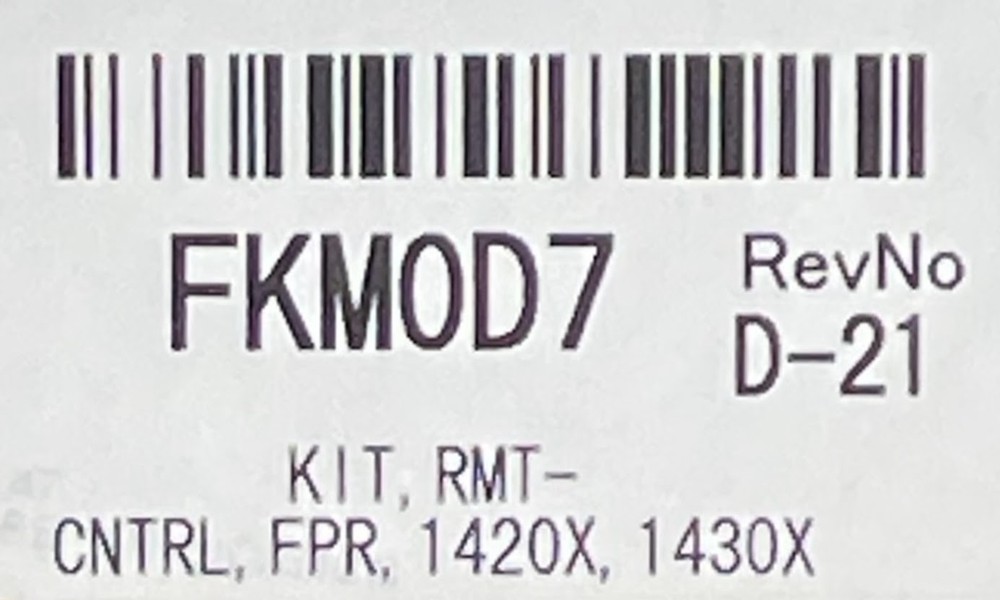 Dell 142X & 143X Projector Remote Control / Model: 4020 / KM0D7
