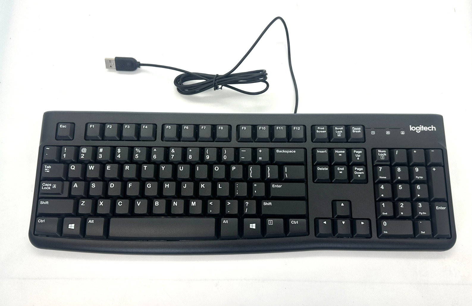 Logitech - MK120 Full-size Wired Membrane Keyboard and Mouse Bundle for USB Plug
