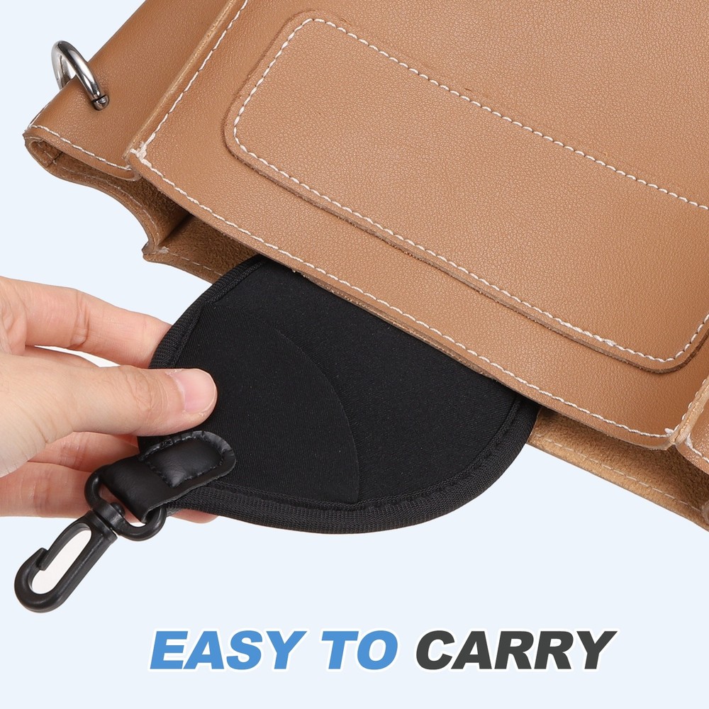 37mm Lens Filter Case, 1PCS 2 Pockets Camera Filter Carry Bag, Black
