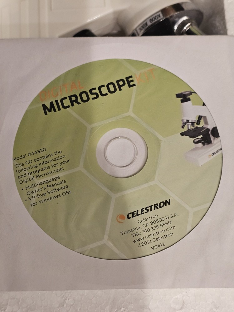Celestron Digital Microscope Kit 40X to 600X Power