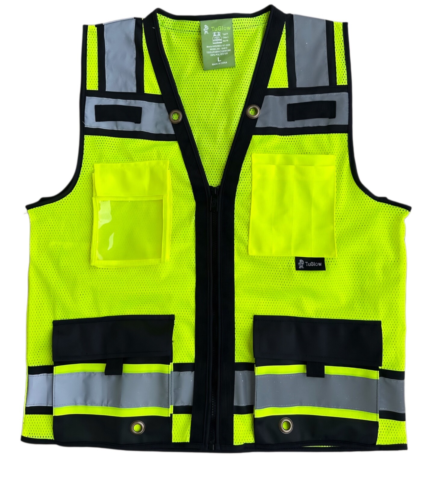 Super Duty Mesh High Visibility Safety Vest, ANSI/ ISEA 107-2020 Class 3, Type R