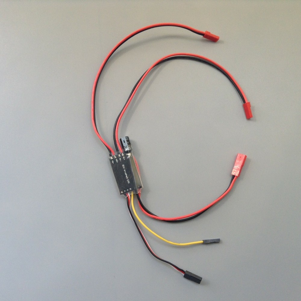 10Ax2 Brushed ESC one-way mixed control Speed Controller RC Boat plane 2s 3s 4s