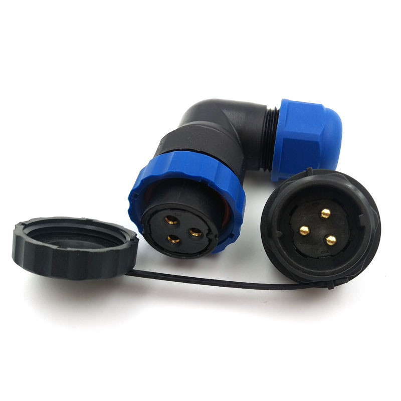 SD20 3Pin Waterproof Aviation Connectors,IP67 Electrical Wire Power Plug Socket