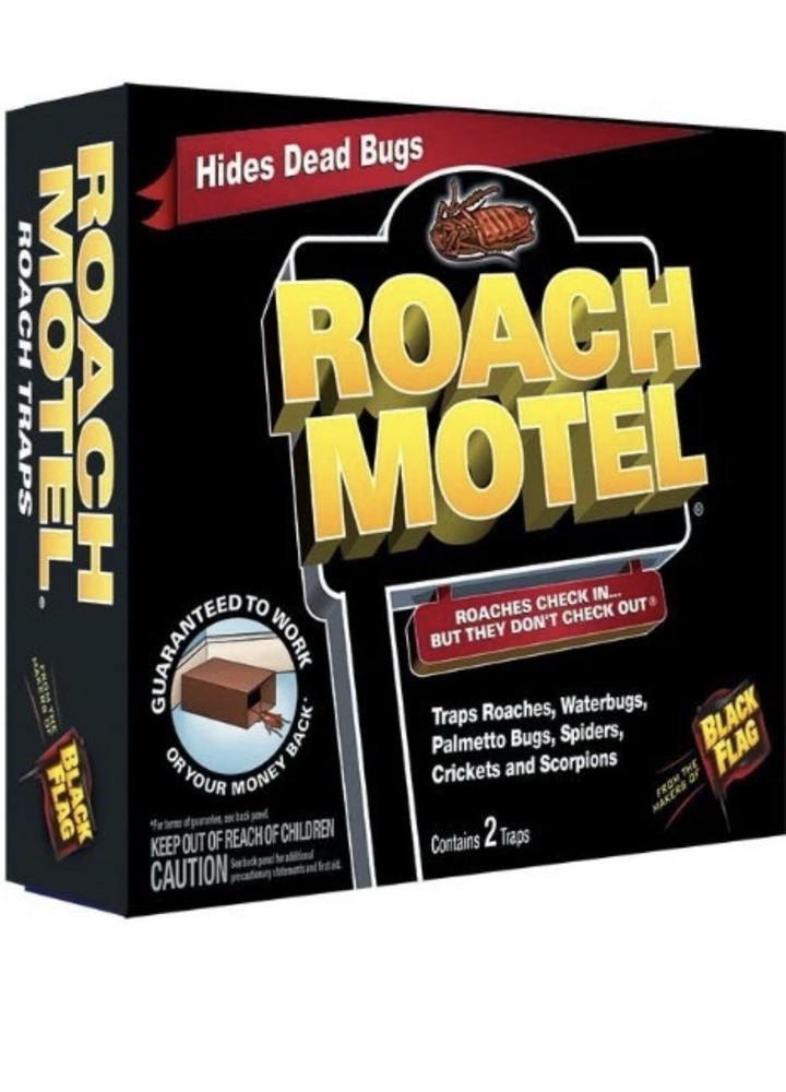 Black Flag Roach Motel Traps, 2-Count, 1-Pack 1 Pack,