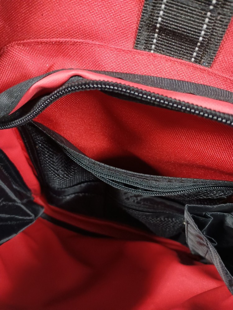Back pack, InGear Exp., Large Canvas, Red/Black