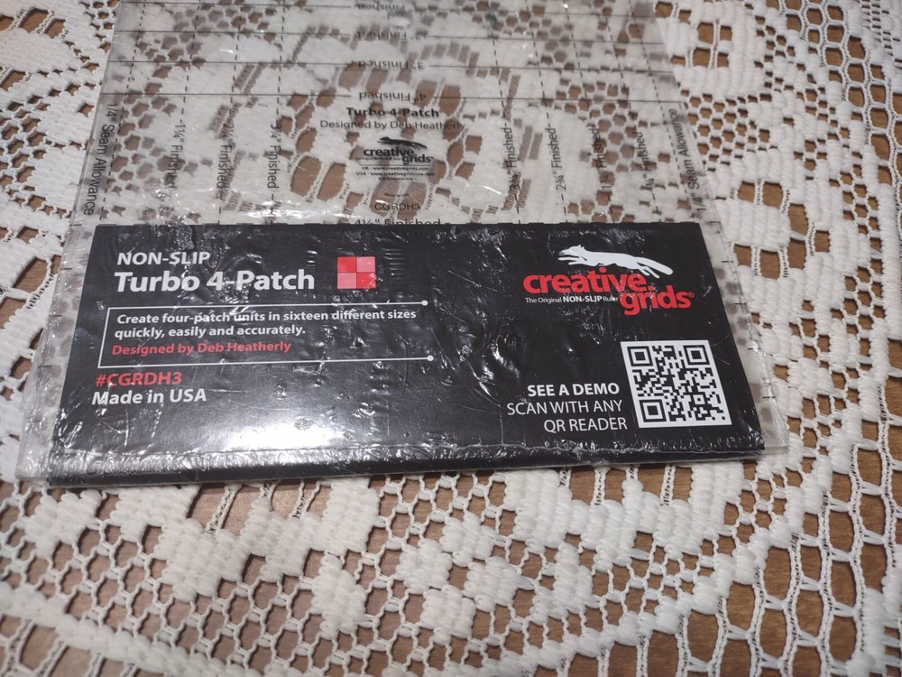 Creative Grids Turbo 4-Patch Template (CGRDH3) BRAND NEW