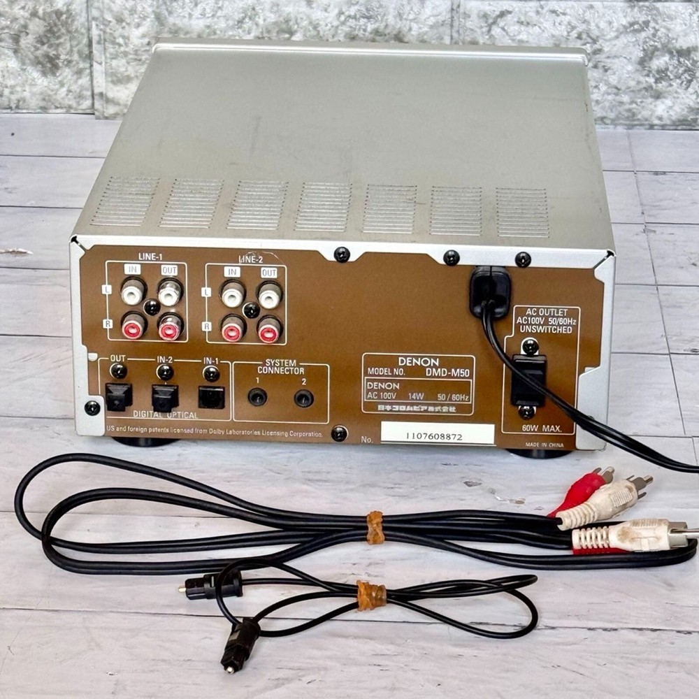 DENON DMD-M50 MINI DISC Recorder MD Deck Player