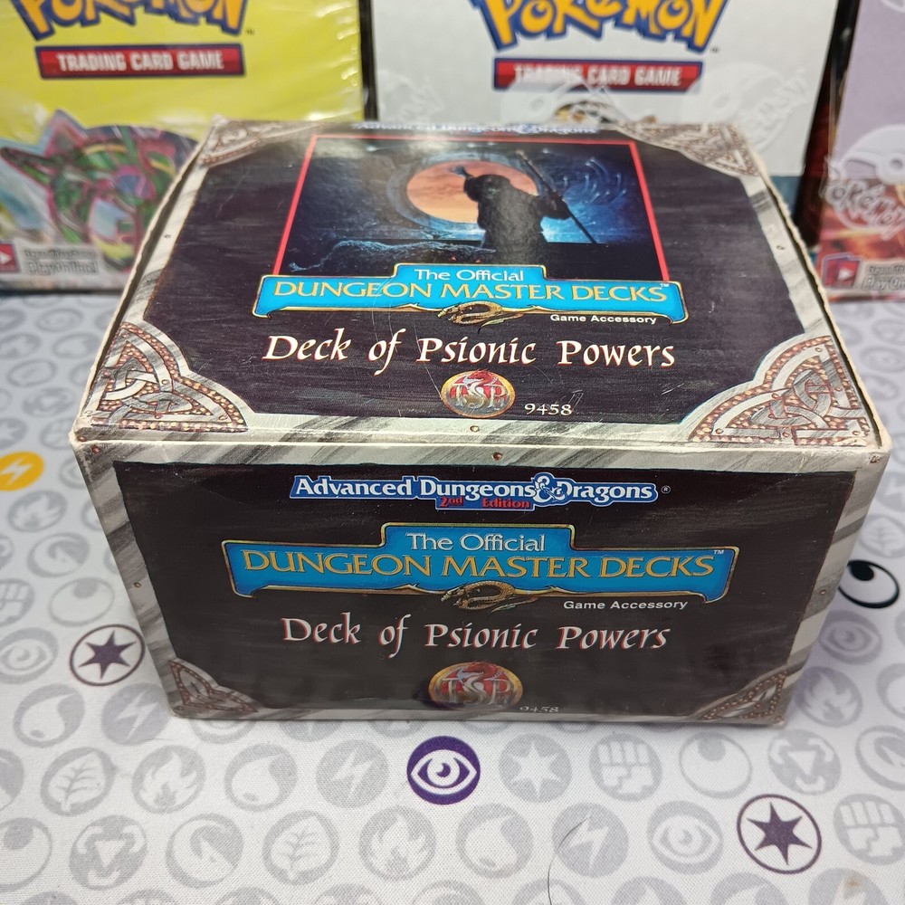 Deck Of Psionic Powers 9458 Dungeon Master Decks 2nd Edition DECKS STILL SEALED!