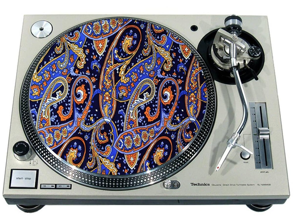 Slipmat Scratch Pad Felt for 12" Turntable Vinyl LP DJ Record Player PATTERN 8