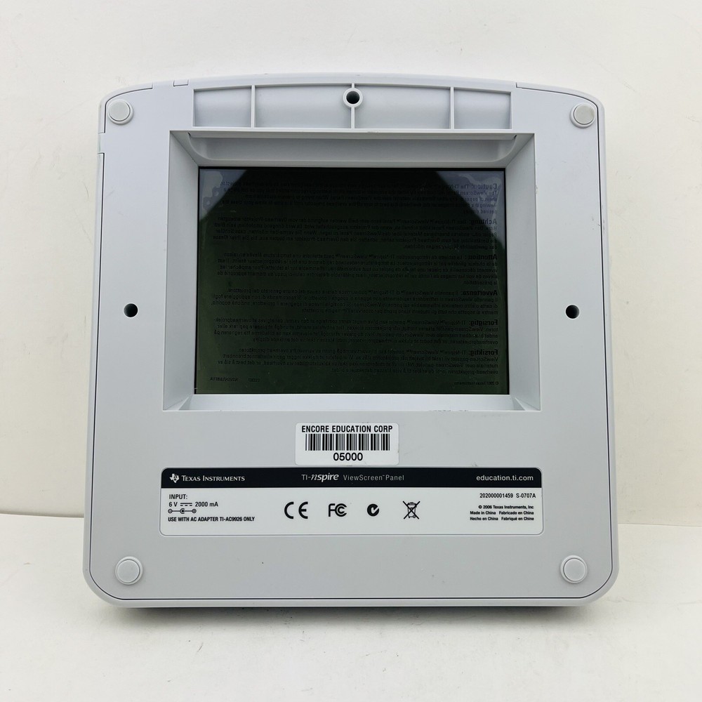 Texas Instruments Ti-nspire ViewScreen Panel No Wires Included
