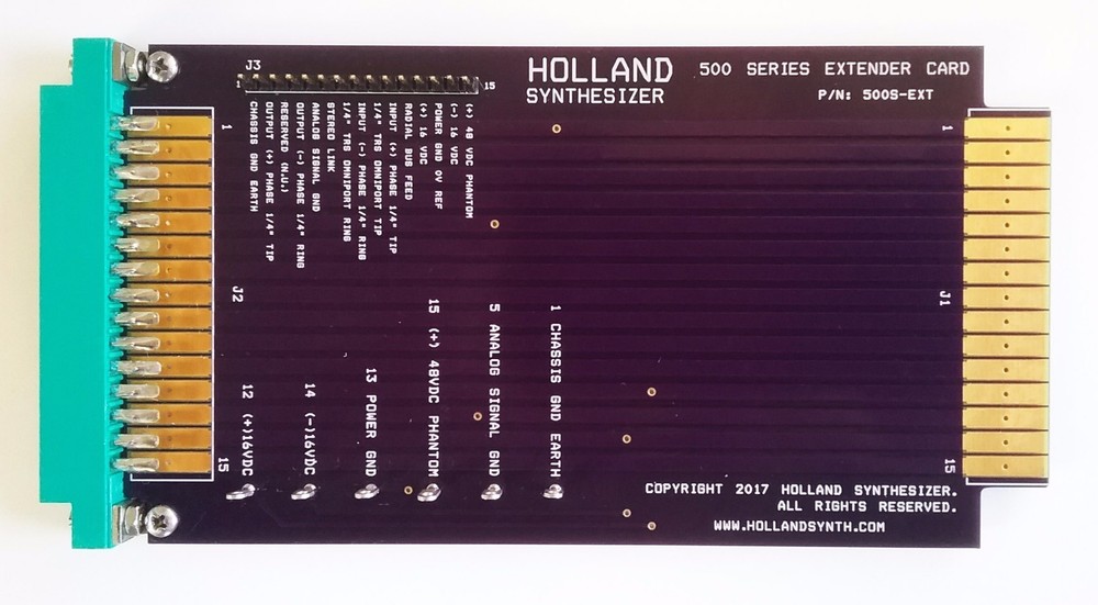 500 Series Module Universal Extender Card