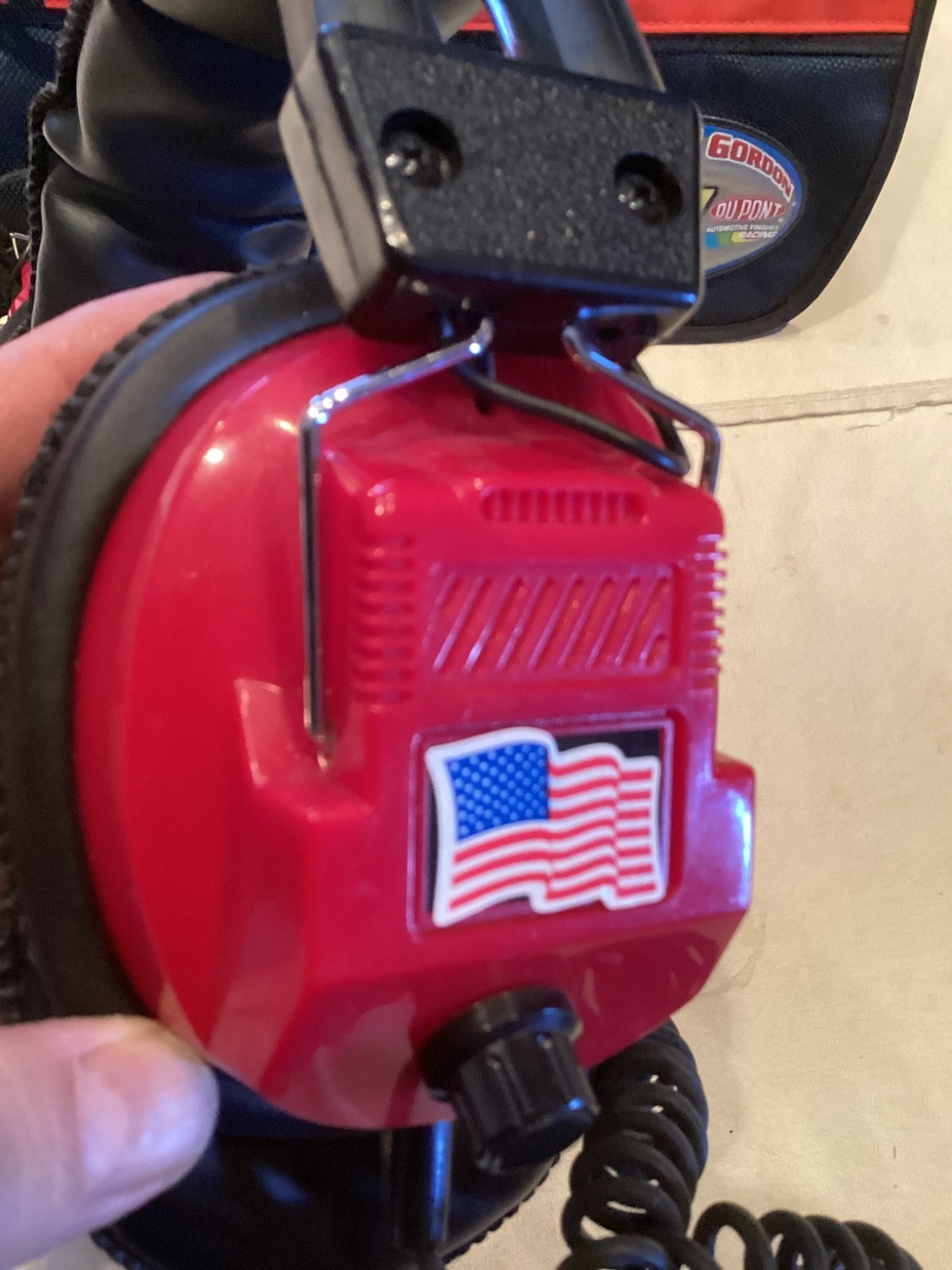 3 Racing Jeff Gordon Crew Headsets & Cables – NO MICROPHONES NASCAR Pit (F-G)