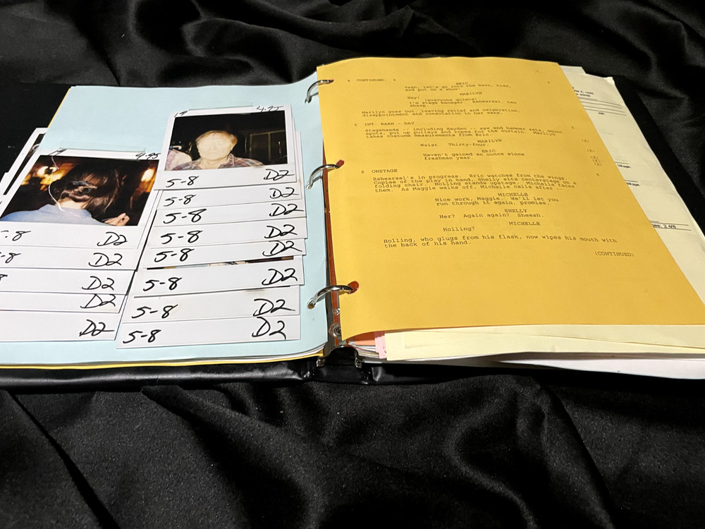 Northern Exposure Script with Cast Polaroids - Buss Stop