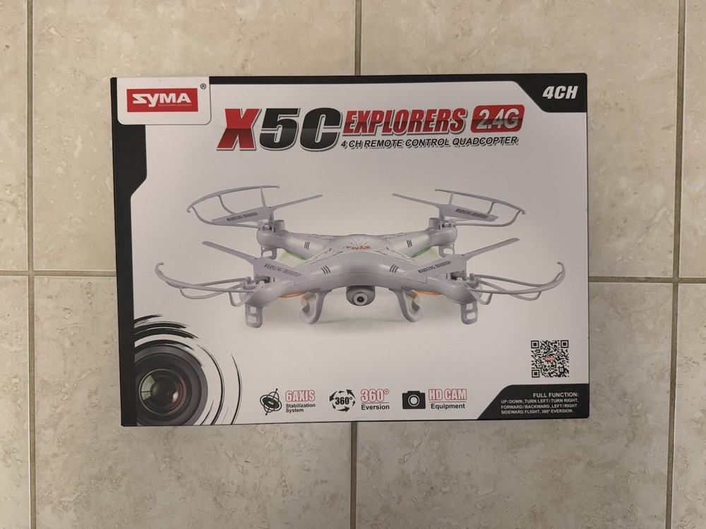 Syma X5C Explorers Quadcopter 2.4G 4CH Remote Control For Ages 14+
