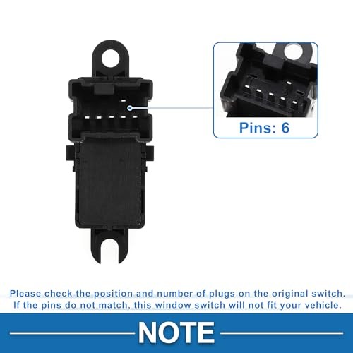 Power Window Switch No.254113TA3A Rear Passenger Side Window Control Switch