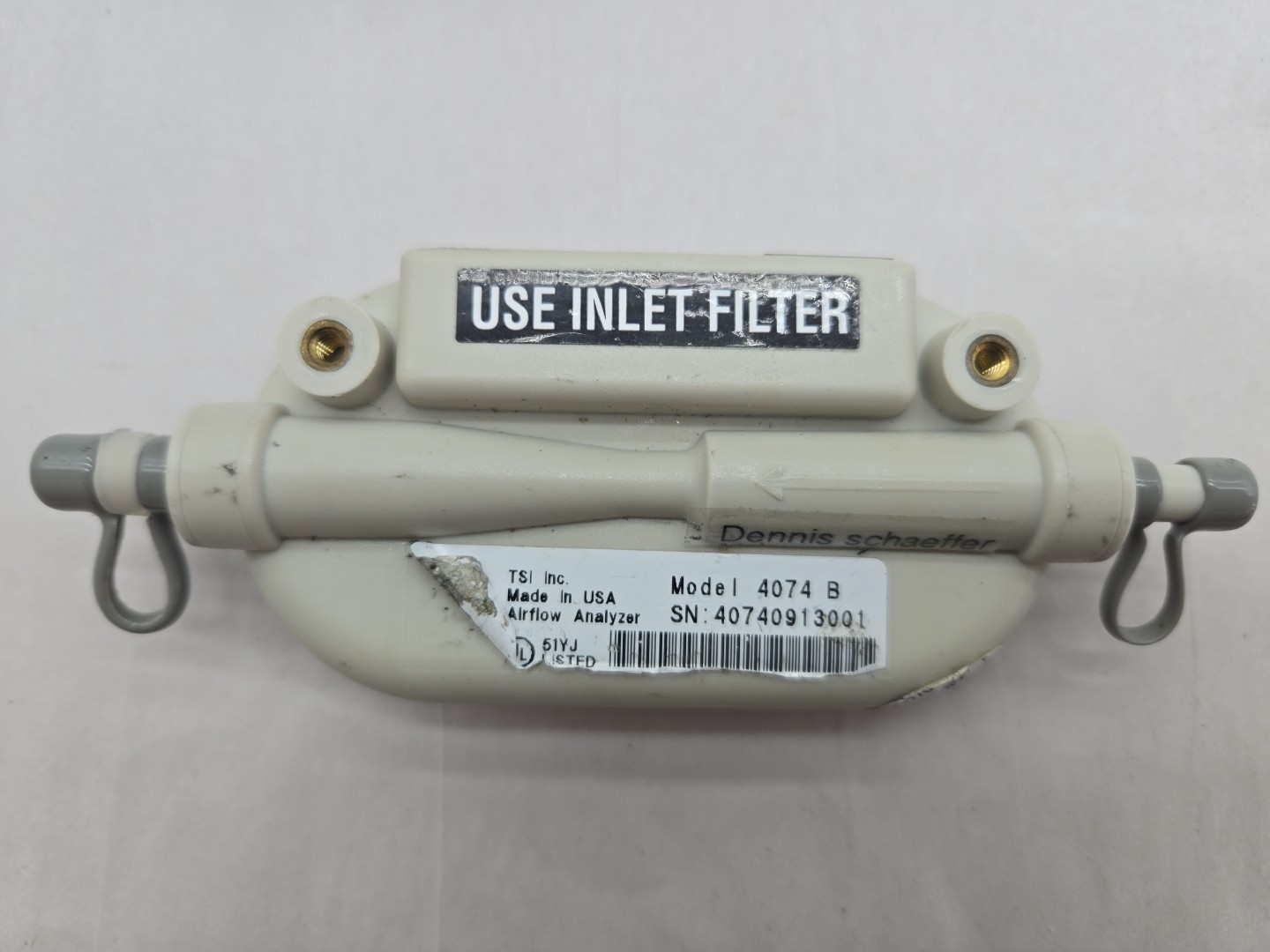 TSI Certifier 4074 B Low Flow Module