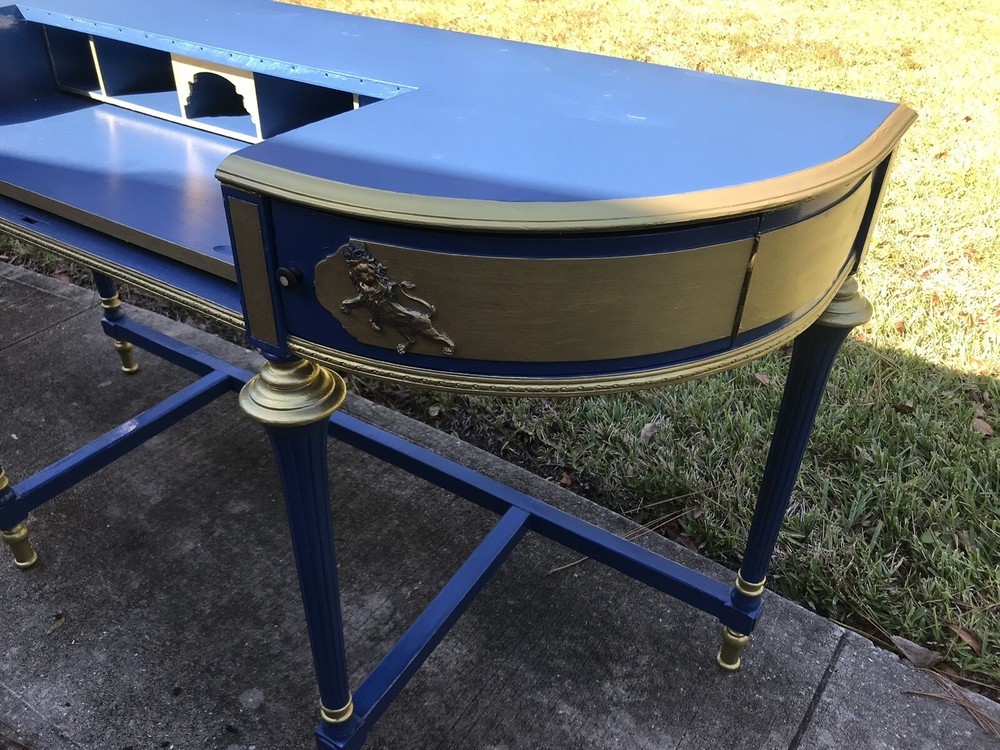 Antique desk Refinished Approximately Two Centuries Old. New Bottom Base