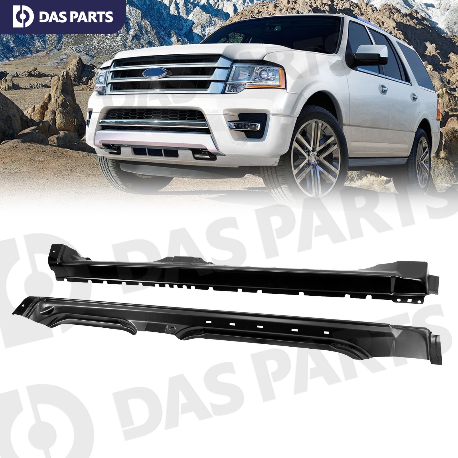 Outer Rocker Panels For 2003-2017 Ford Expedition Factory Style Left & Right