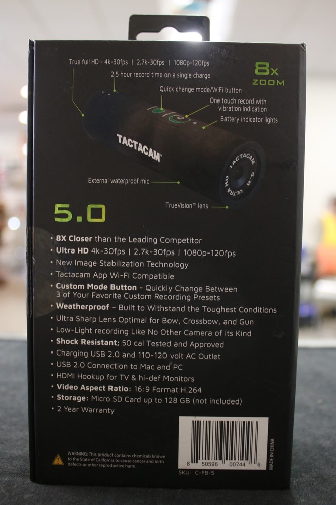 Tactacam 5.0 Ultra HD Sporting Camera