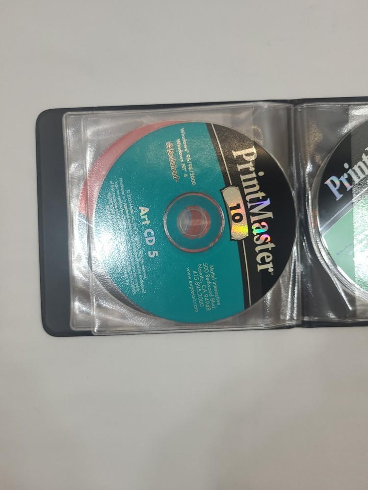 PrintMaster Platinum 10 1997-9 CD’s Complete & Tested.