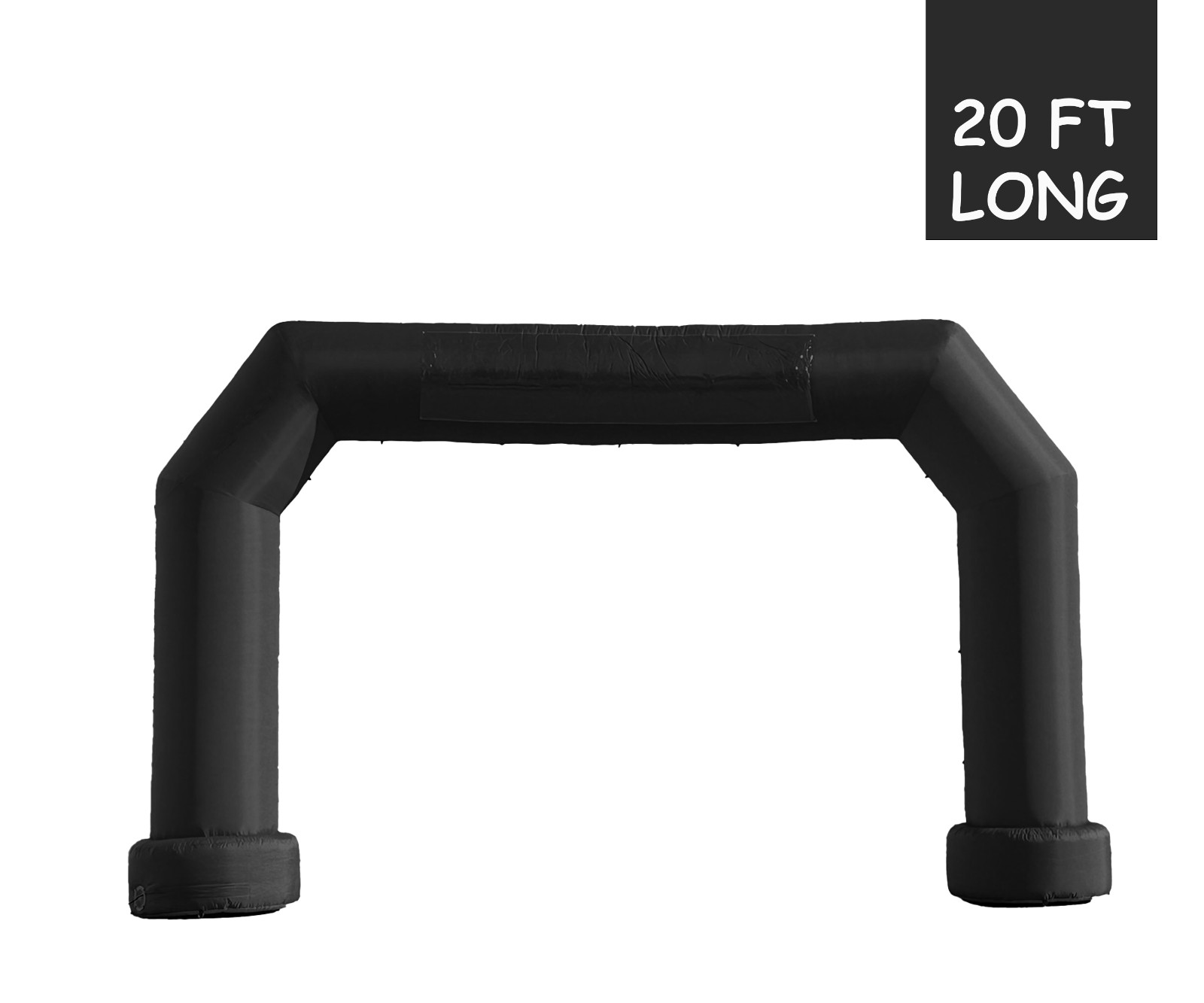 20Ft Inflatable Event Arch with built-in blower - Black