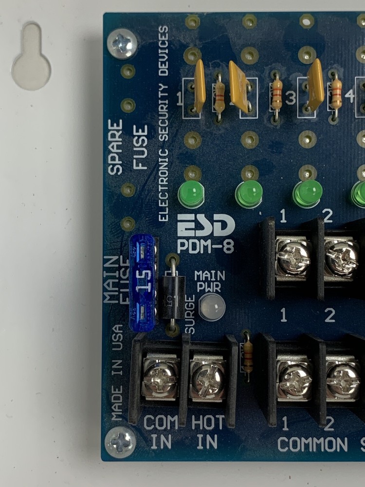ESD PDA-EST8 CCTV Power Supply Box Untested