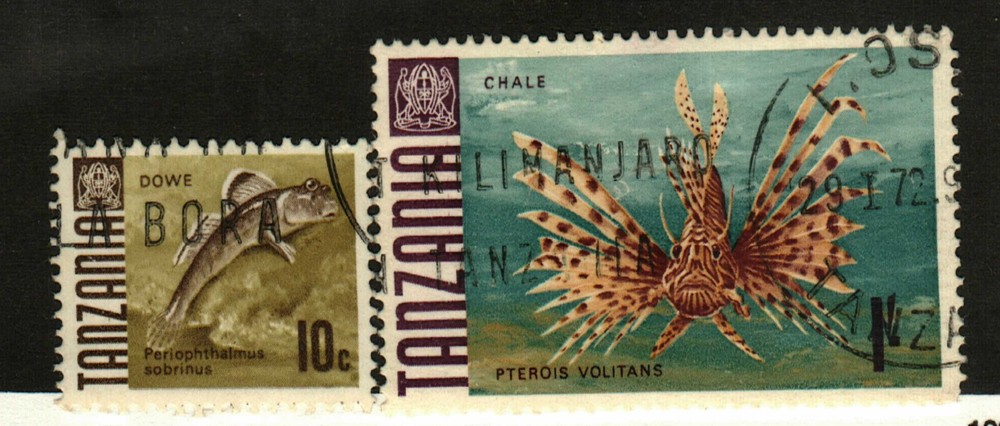 Tanzania #20, 28 used fish