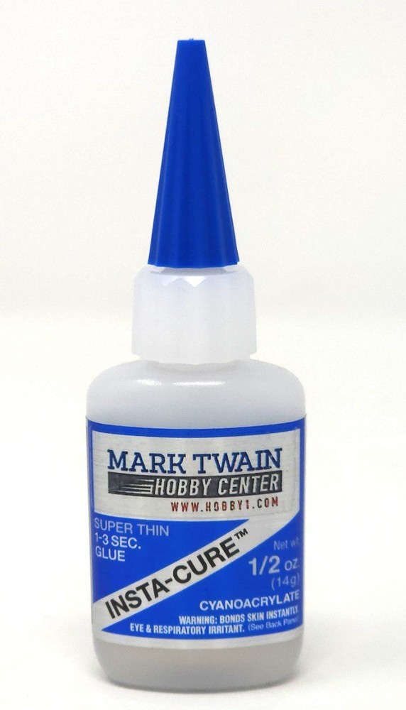 Mark Twain Hobby Insta-Cure (Super Thin) Super Glue 1/2oz