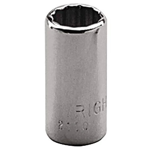 Wright Tool 2110 - 1/4Inch Drive 12 Point Standard Socket - 5/16Inch