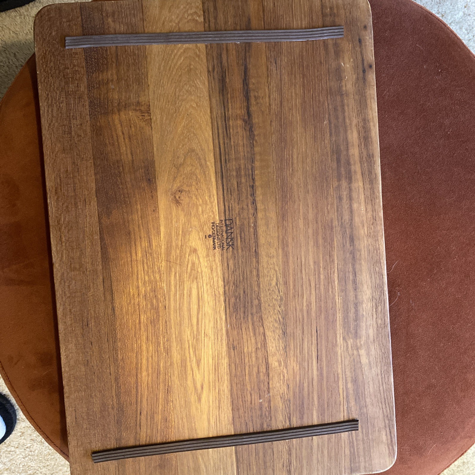 Vintage Dansk Jens Quistgaard rectangular Teak Cutting Board Denmark 17x11 HTF