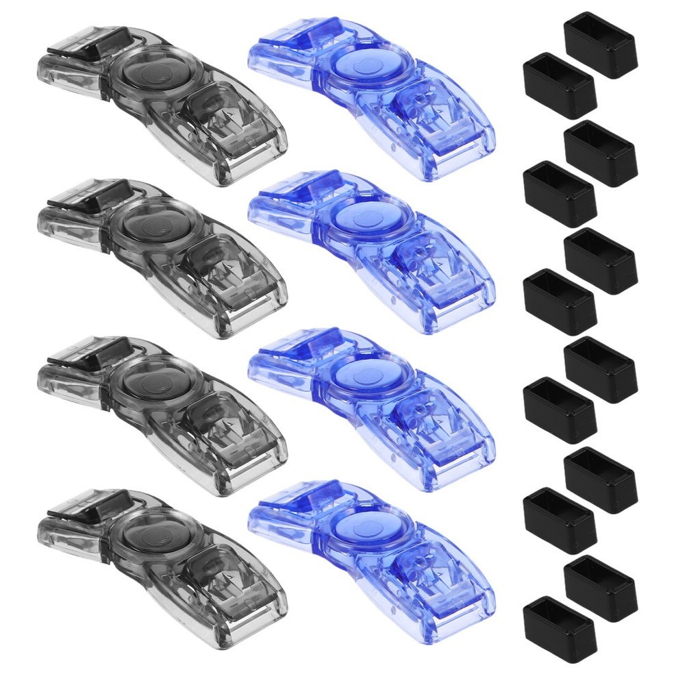 8 Pcs Swim Goggle Buckle Replacement Clips Plastic Quick Release Strap Connector