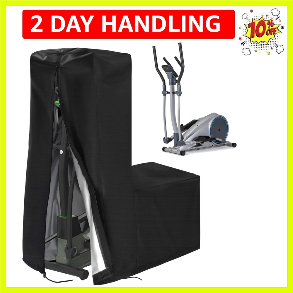 Protective Elliptical Machine Cover - Easy Fit with Zipper and Drawstring