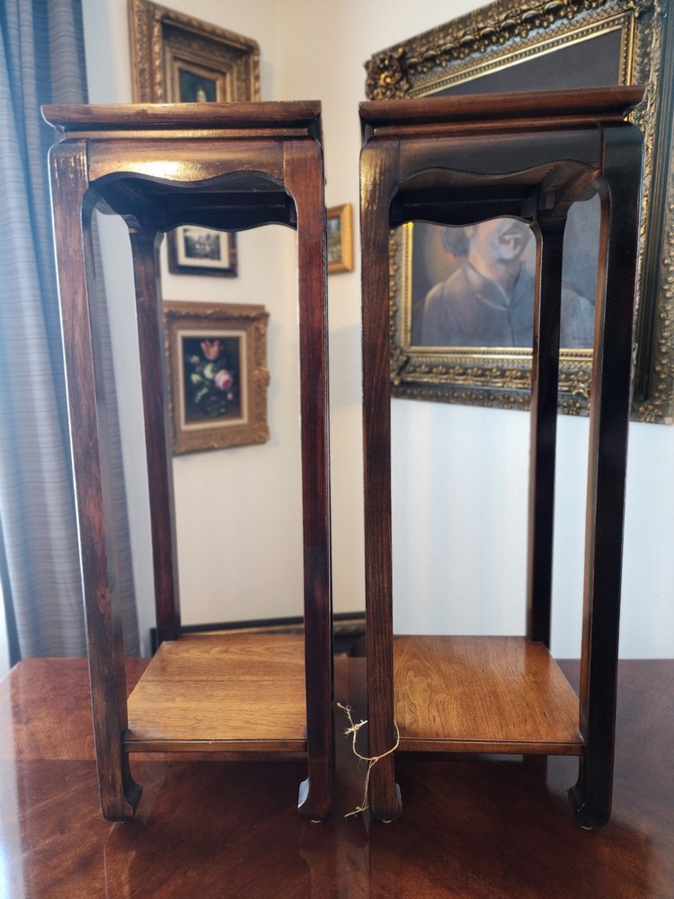 LANE MCM PEDESTALS (PAIR)