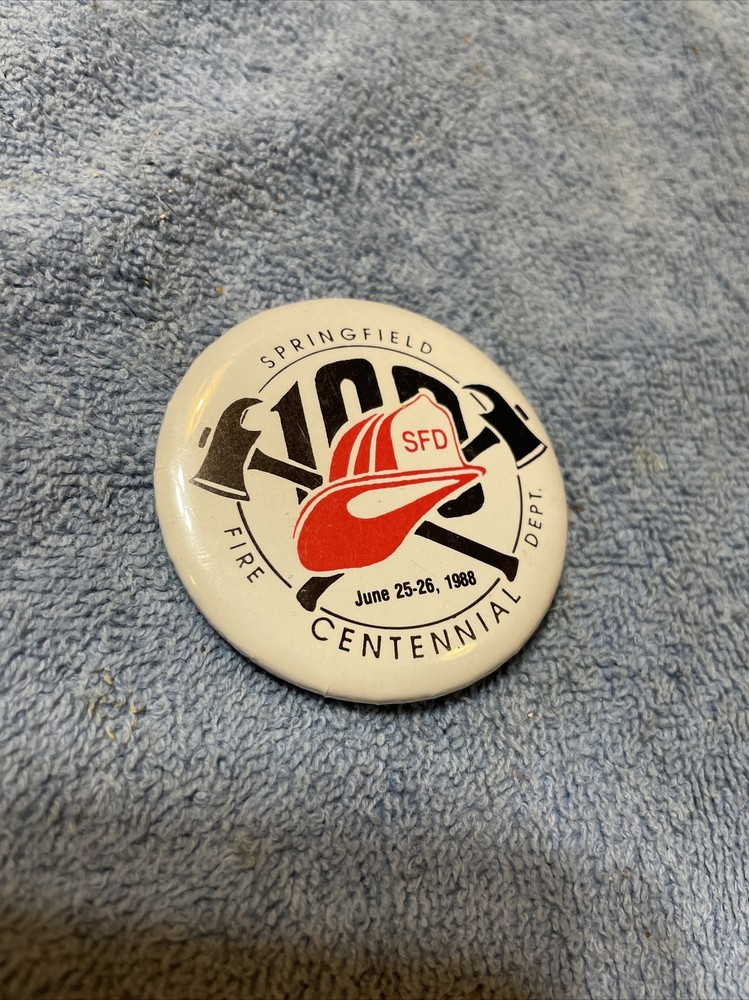 springfield MN fire department pinback
