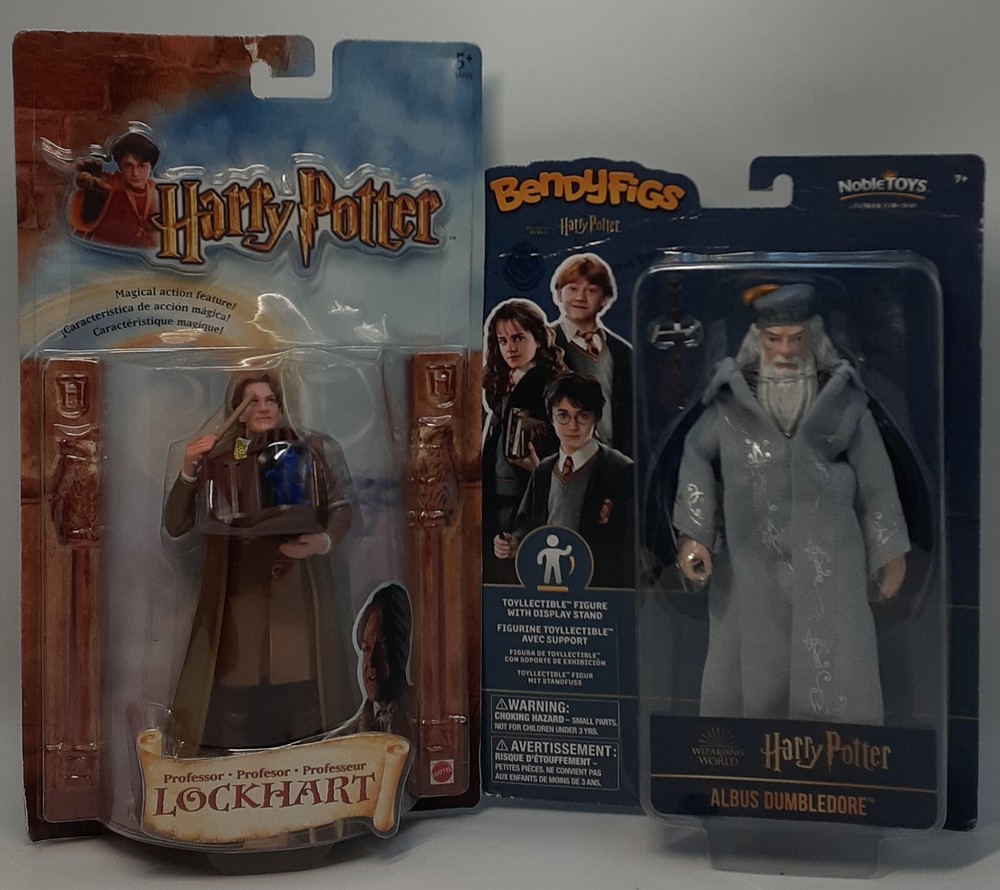 Harry Potter 2 Figure Lot Lockhart & Dumbledore