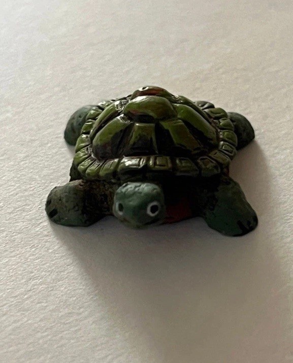 Tiny Turtle Miniature Mini Figure Figurine 3/4”